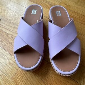 Fitflop Women's Lavender Cross Strap Sandals